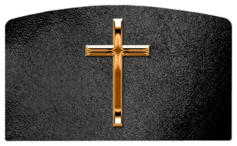 DACRO-510-CP-SH-BK Copper Single Cross Shimmer Black